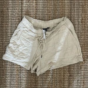 gap gauze shorts